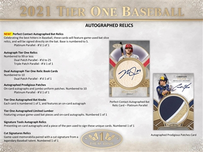 2021 Tier One Baseball Box Break DOTD #4 (2 Teams) No Draft