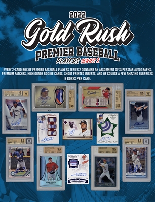 2022 Gold Rush Premier Baseball Players Series Two Case #1 (1 Team) SUPER SALE