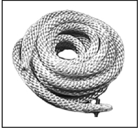 Nylon rewind starter rope for all Mercury KF9 - KG9; Mark 30 - 35A - 40 - 50 - 55 - 58 - 75 - 78 and 1960-62 Merc 300 - 350 - 400 - 450 - 500 - 600 - 700 - 800 - 850 - 1000