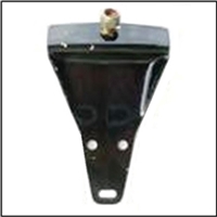 Lower cowl connection bracket for 1954-64 Mercury 4- & 6-cylinder outboards with tiller rope (cable) and pulley steering