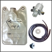 Windshield washer fluid bag with cap, electric fluid pump, grommet and hoses for 1960-64 Plymouth Valiant; 1961-62 Dodge Lancer and 1963-64 Dart