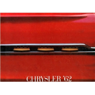 Large Original Prestige Sales Brochure for 1962 Chrysler