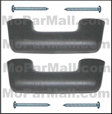 Armrests with screws for 1965-67 Dodge D100/200/300/400 and W100/200/300