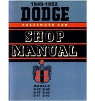 Factory Shop - Service Manual for 1949-1952 Dodge Passenger Cars