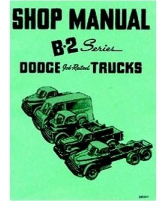 Factory Shop - Service Manual for 1950 Dodge Trucks