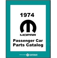 Illustrated MoPar Parts Manual 1974 Plymouth - Dodge - Chrysler - Imperial