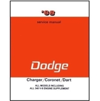 Factory Shop - Service Manual for 1968 Dodge A-Body & B-Body