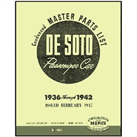 Factory Parts Manual for 1936-1942 DeSoto