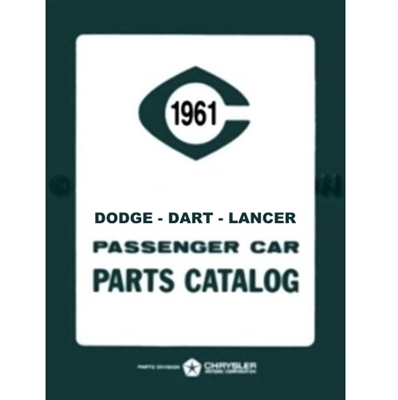 Illustrated Factory Parts Manual for 1961 Dodge Passenger Cars