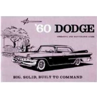 Factory Owner's Manual for 1960 Dodge Matador - Polara