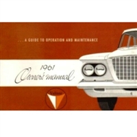 Chrysler publication 81-57-10041 operator manual for 1961 Plymouth Valiant