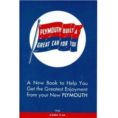 Factory Owners Manual  for 1942 Plymouth