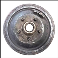 PN 1948112 -1948113 RH or LH front brake drum/hub assembly for 1959-61 Dodge passenger cars; DeSoto and Chrysler Windsor with 11"x 2 1/2" rear brakes