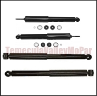 Matched shock absorber package for all 1967-69 Plymouth Barracuda - Valiant all 1967-69 Dodge Dart