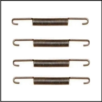 (4) PN 677446 brake shoe shoe return springs for 1941-42 Dodge passenger cars and 1941-42 DeSoto - Chrysler