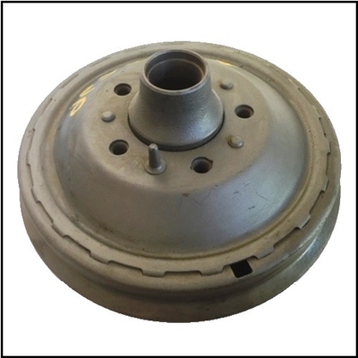 Front brake drum/hub assembly with (5) on 5.5" 9/16" bolt pattern