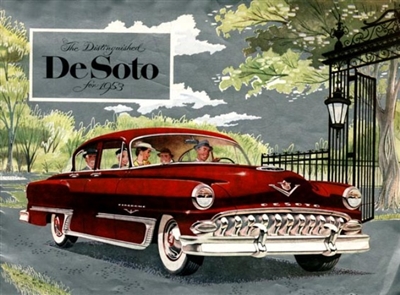 Original Sales Brochure for 1953 DeSoto