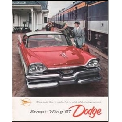 11"x 14" 12-page showroom sales catalog for all 1957 Dodge Coronet - Custom Royal - D500 - Royal - Sierra