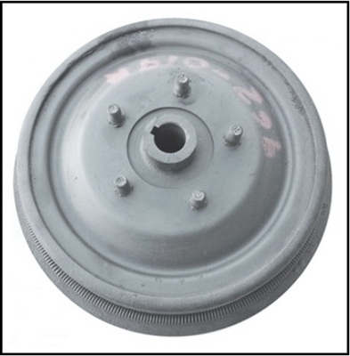 Reconditioned RH or LH rear brake drum/hub assembly for 1957-61 Dodge passenger cars; DeSoto and Chrysler Windsor with 11"x 2 1/2" rear brakes