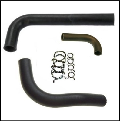 Radiator Hose & OE-Style Clamp Set for 1960-1965 B-Body 273/318 CID