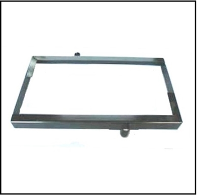 Powder-coated in satin black for durability and authenticity this show-quality steel battery hold-down frame fits all 1955-58 Chrysler Corp passenger cars
