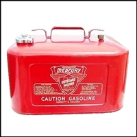 Set (2) decals for 1954-68 Evinrude, Gale, Johnson and Mercury 6-gallon portable gas tanks