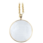 Reizen 4x, 2" Golden Pendant Magnifier<br><br>