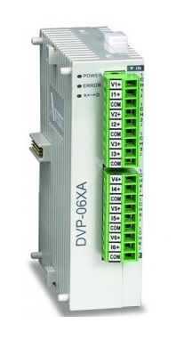 Delta: Analog I/O Modules (DVP06XA-E2)