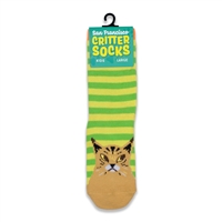 Kids SF Critter Socks - Bobcat