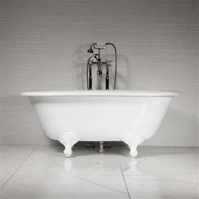 'The Sawley' 61 Vintage Designer Cast Iron Clawfoot Bateau Bathtubs from Penhaglion.