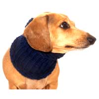 Navy Blue Noodle Boodle Dachshund Neck Warmer