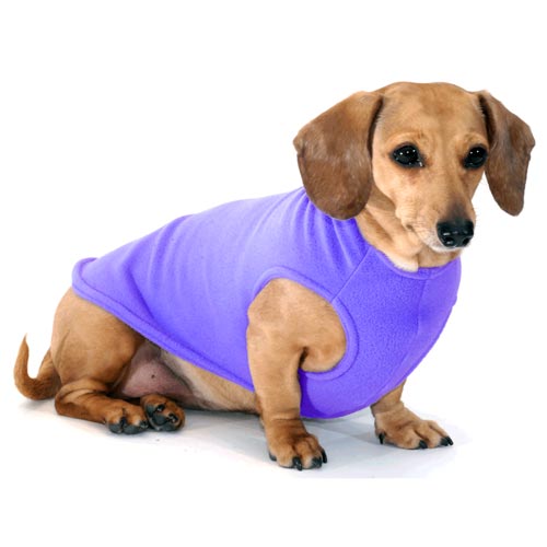 Periwinkle Dachshund Fleece Sweater