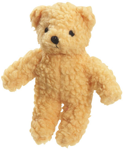 Golden Squeaky Berber Bear Toy