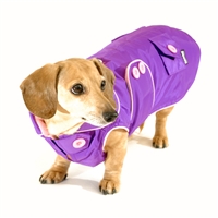 Pretty Purple Blizzard Dachshund Parka with Thinsulate