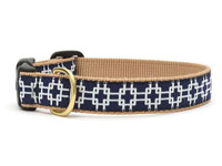 Night Navy Geometry Dachshund Collar