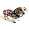 Reversible Princess Plaid Dachshund Coat