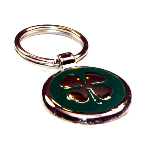 Forest Green Clover Dachshund ID Tag