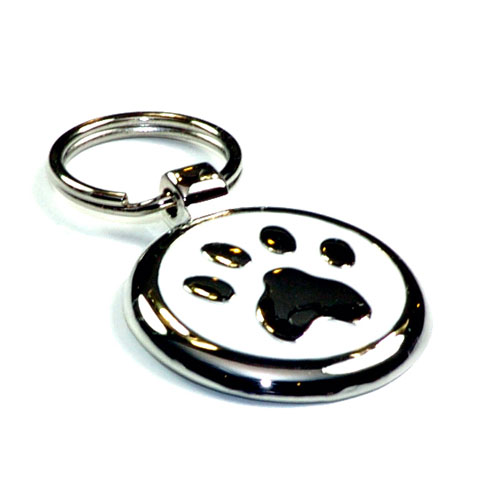 Crisp White Paw Dachshund ID Tag