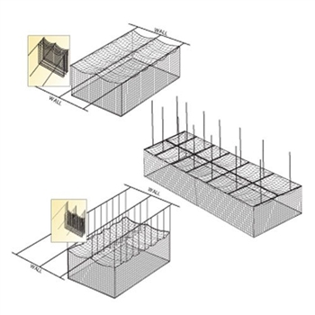 Wall-To-Wall Baseball Batting Cage Net Suspension Kit