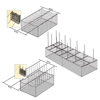 Baseball Batting Cage Indoor Ceiling Cage Net Suspension Kit