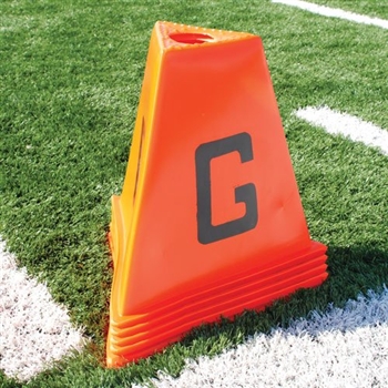 Poly Football Sideline Marker 11-Piece Set