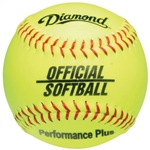 Diamond 12" Official League Fastpitch Softballs - 6 Dozen