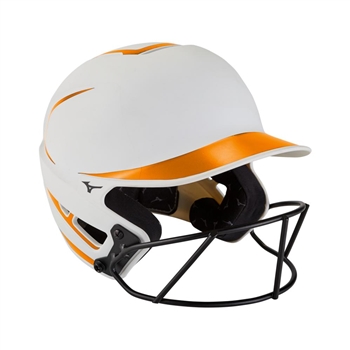Mizuno F6 Fastpitch Softball Helmet Two Tone w/Mask - 380392