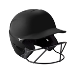 Mizuno F6 Youth Fastpitch Softball Helmet - Black