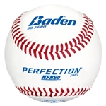 baden perfection pro leather tournament baseball dozen