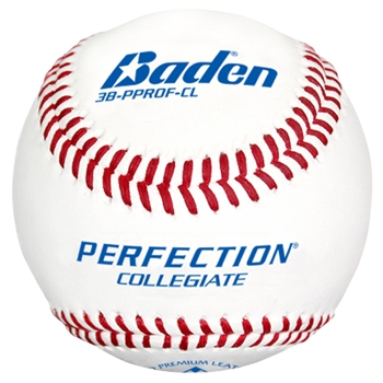 Baden Perfection Collegiate Flat Seam Baseball - Dozen