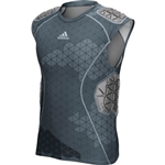 Adidas Men's Techfit Ironskin 5 Pad Sleeveless Padded Shirt