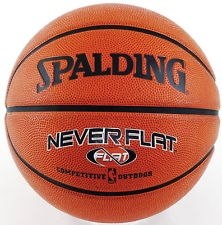 Spalding NBA NeverFlat 29.5" Rubber Basketball
