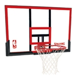 spalding 44" polycarbonate backboard and rim combo