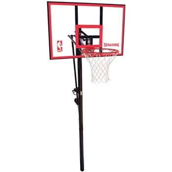 spalding 44" polycarbonate in-ground basketball hoop